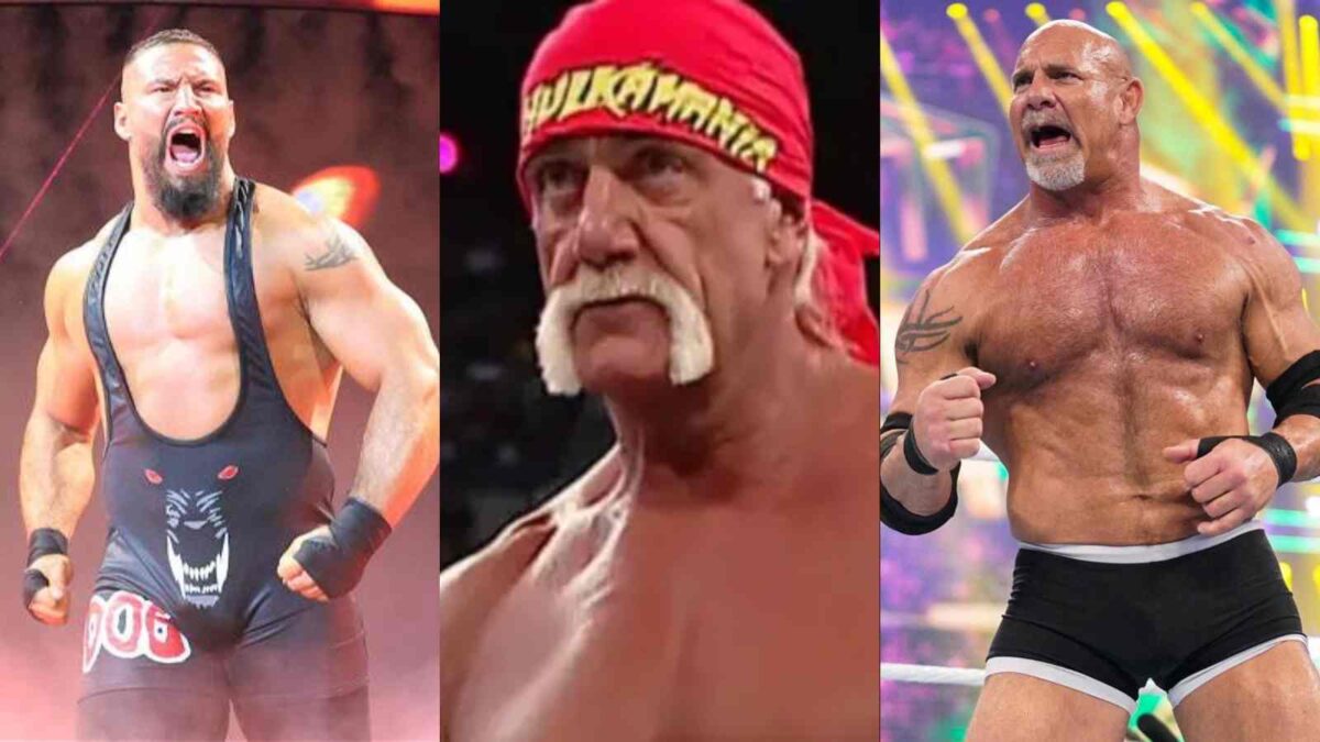 Bron Breakker, Hulk Hogan, and Bill Goldberg