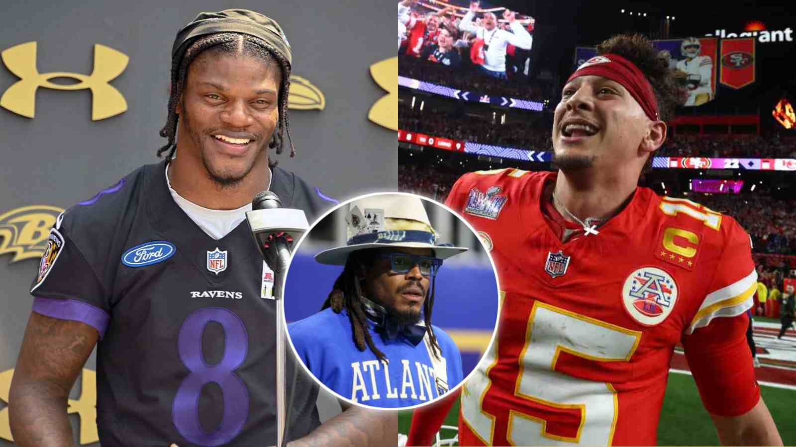 Cam Newton claims Lamar Jackson can never become the face of the NFL without a specific factor that Patrick Mahomes has