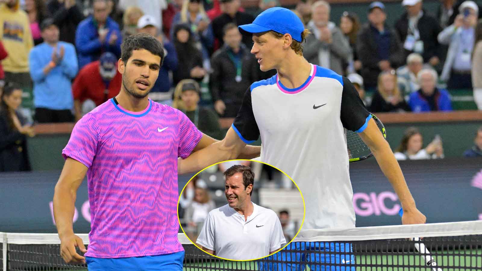 “That will be a great Wimbledon final,” Greg Rusedski already batting for a Jannik Sinner vs Carlos Alcaraz final at 2024 Wimbledon