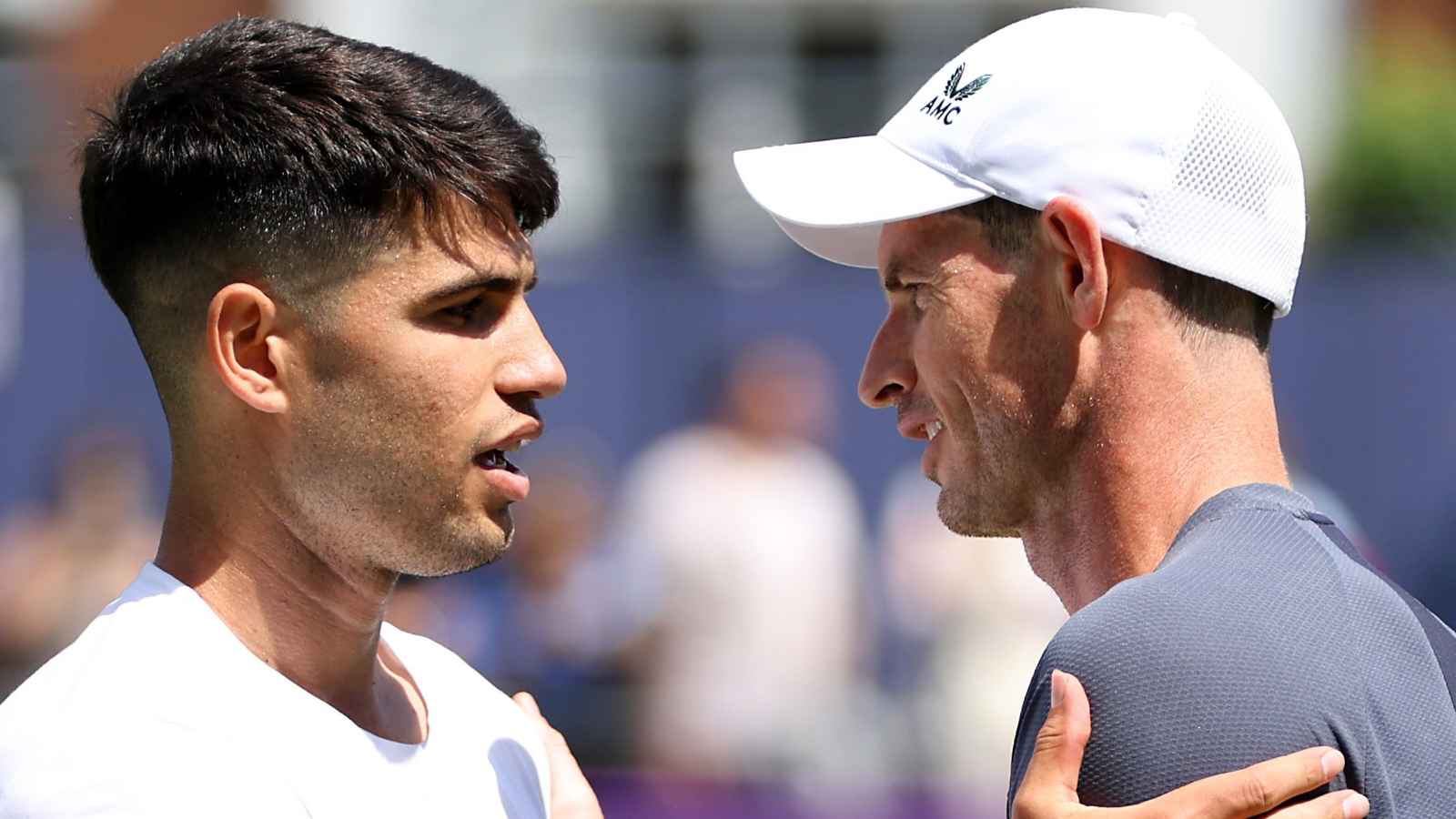 “Carlos must be playing with his left hand,” Andy Murray gets the better of Carlos Alcaraz in practice set at Queens; fans react