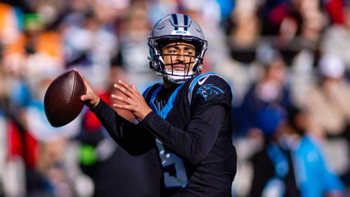 Carolina Panthers quarterback Bryce Young