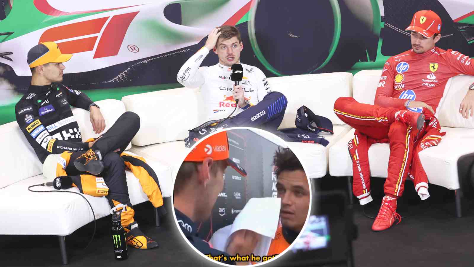 WATCH: Lando Norris extremely disappointed after Max Verstappen reveals Charles Leclerc got away with only a ‘reprimand’ for FP3 contact