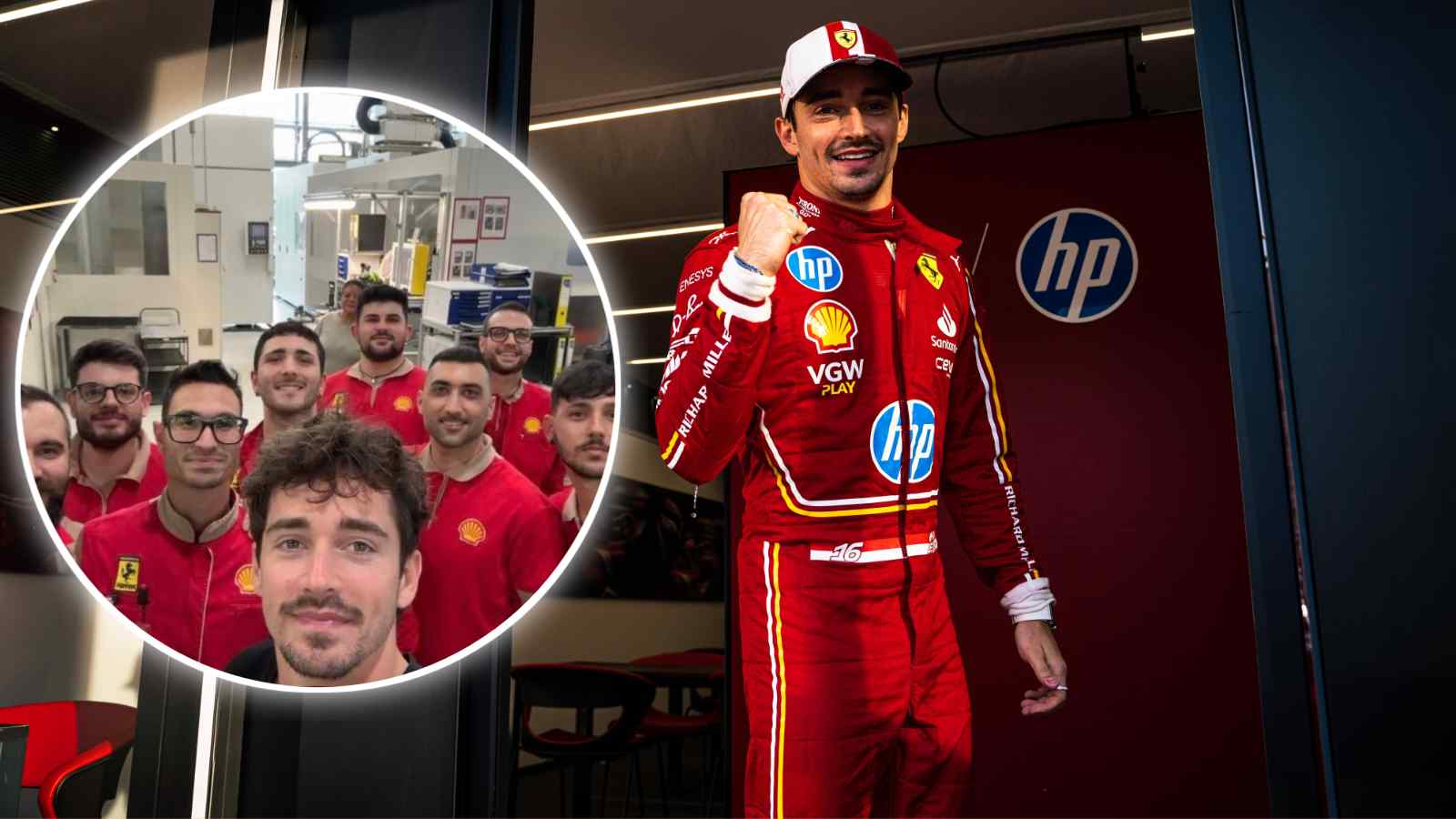 WATCH: Charles Leclerc catches up with Ferrari mechanics in Maranello after sensational Monaco GP victory