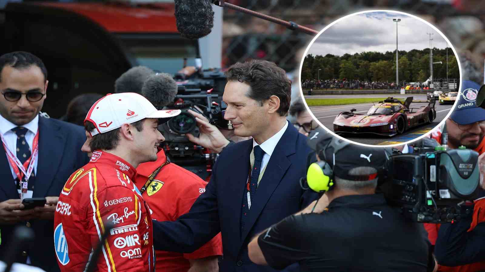 “We must not distract him,” John Elkann plays down the prospect of Charles Leclerc racing for Ferrari at Le Mans