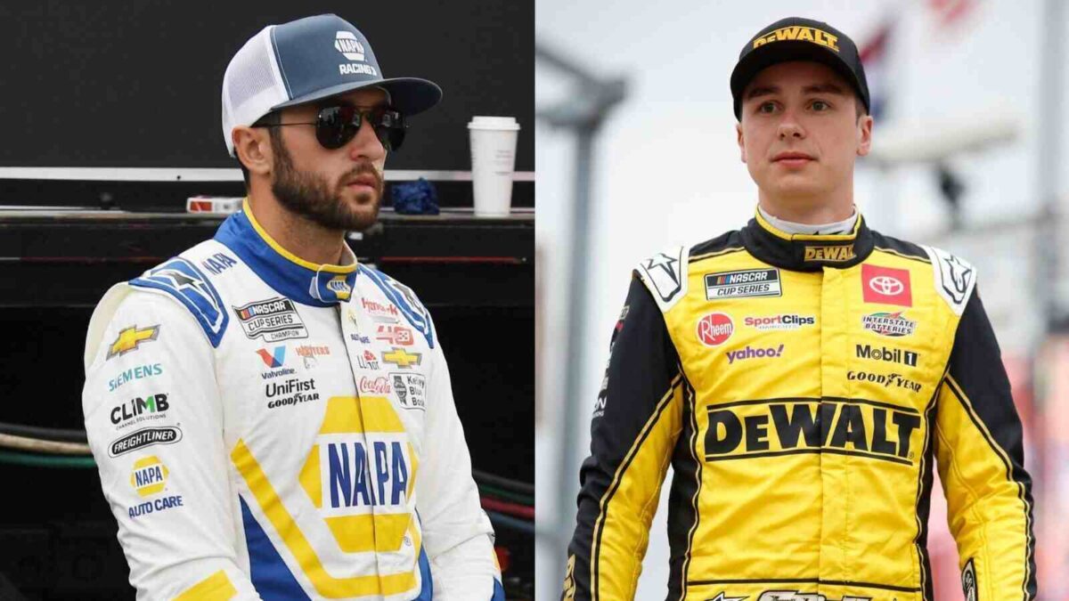 “That Was My Fault”! Chase Elliott Takes Accountability for Violent Christopher Bell Michigan Wreck 1 Chase Elliott and Christopher Bell