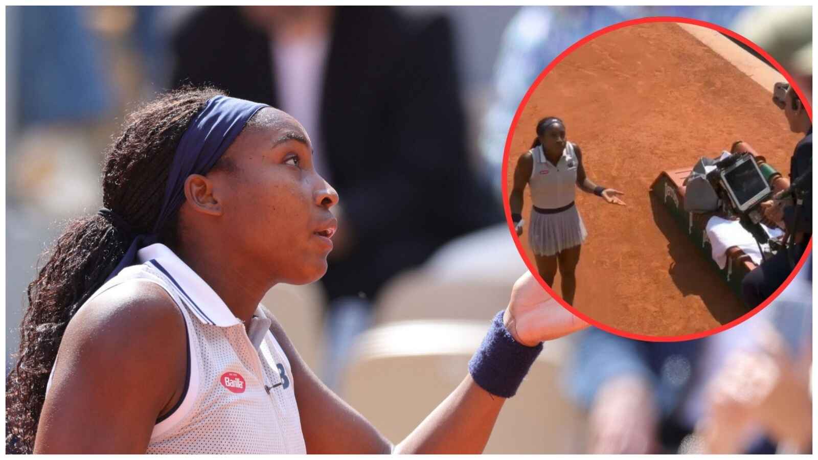 “They are booing because you are wrong,” Coco Gauff gets into a heated exchange with chair umpire during French Open semifinal against Iga Swiatek