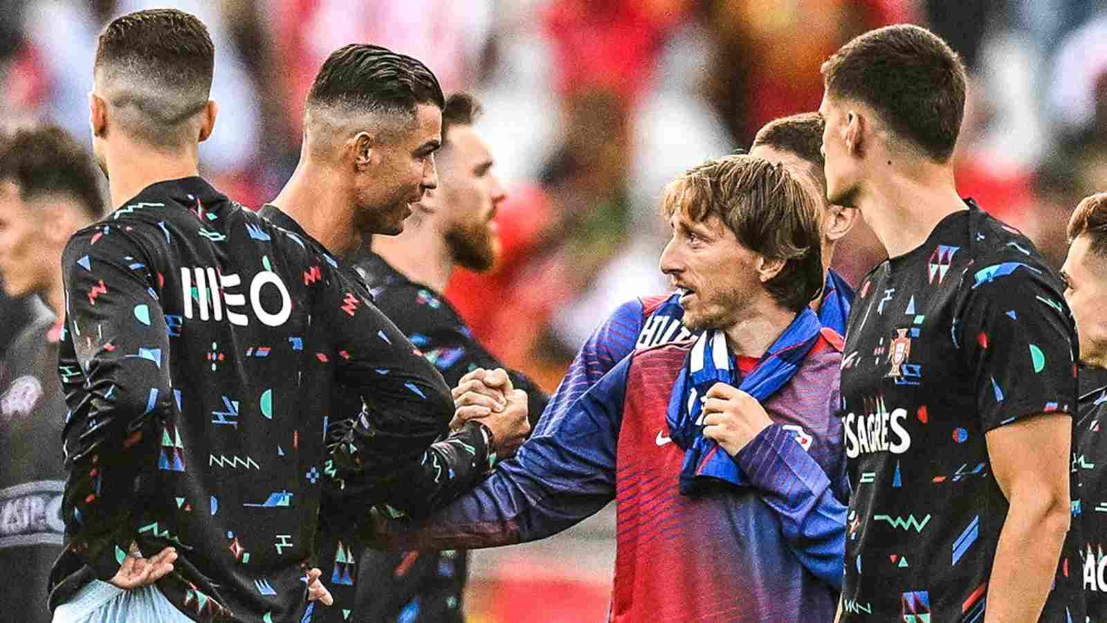 Cristiano Ronaldo shared a special moment with Luka Modric after Portugal’s loss to Croatia