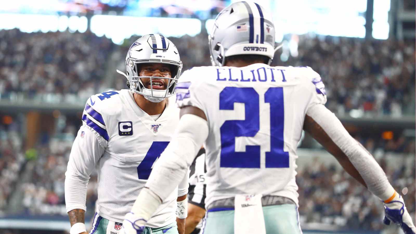 ‘Pumped up’ Dak Prescott has a solid 3-word response when asked how the last few months have been with Ezekiel Elliott back at Cowboys