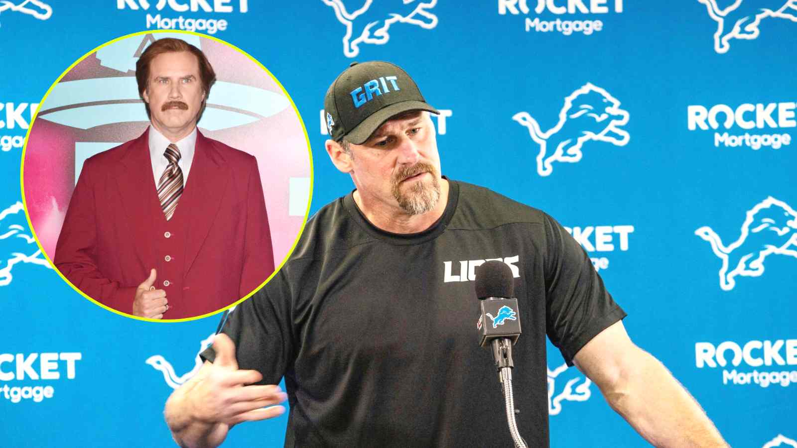 Dan Campbell urges Lions to avoid ‘Ron Burgundy’ syndrome: “We can’t just read off the teleprompter”