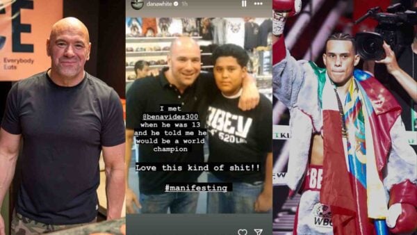 Dana White and David Benavidez