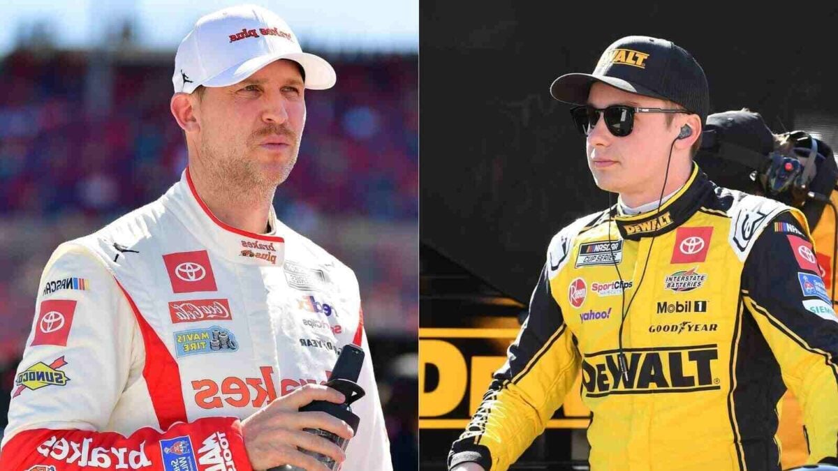 Denny Hamlin and Christopher Bell