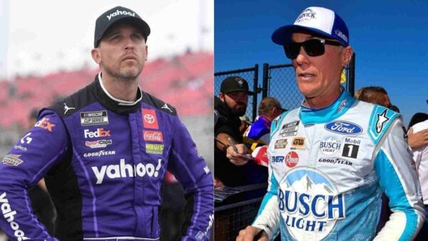 Denny Hamlin and Kevin Harvick