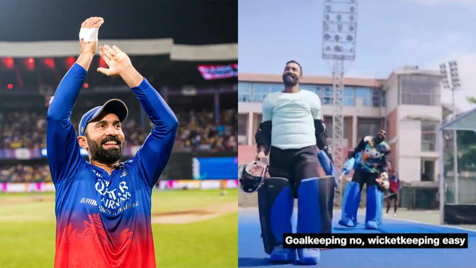 WATCH: Dinesh Karthik enjoys life after retirement with an attempt to master a new discipline