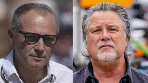 Stefano Domenicali (L), Michael Andretti (R) (images via IMAGO)