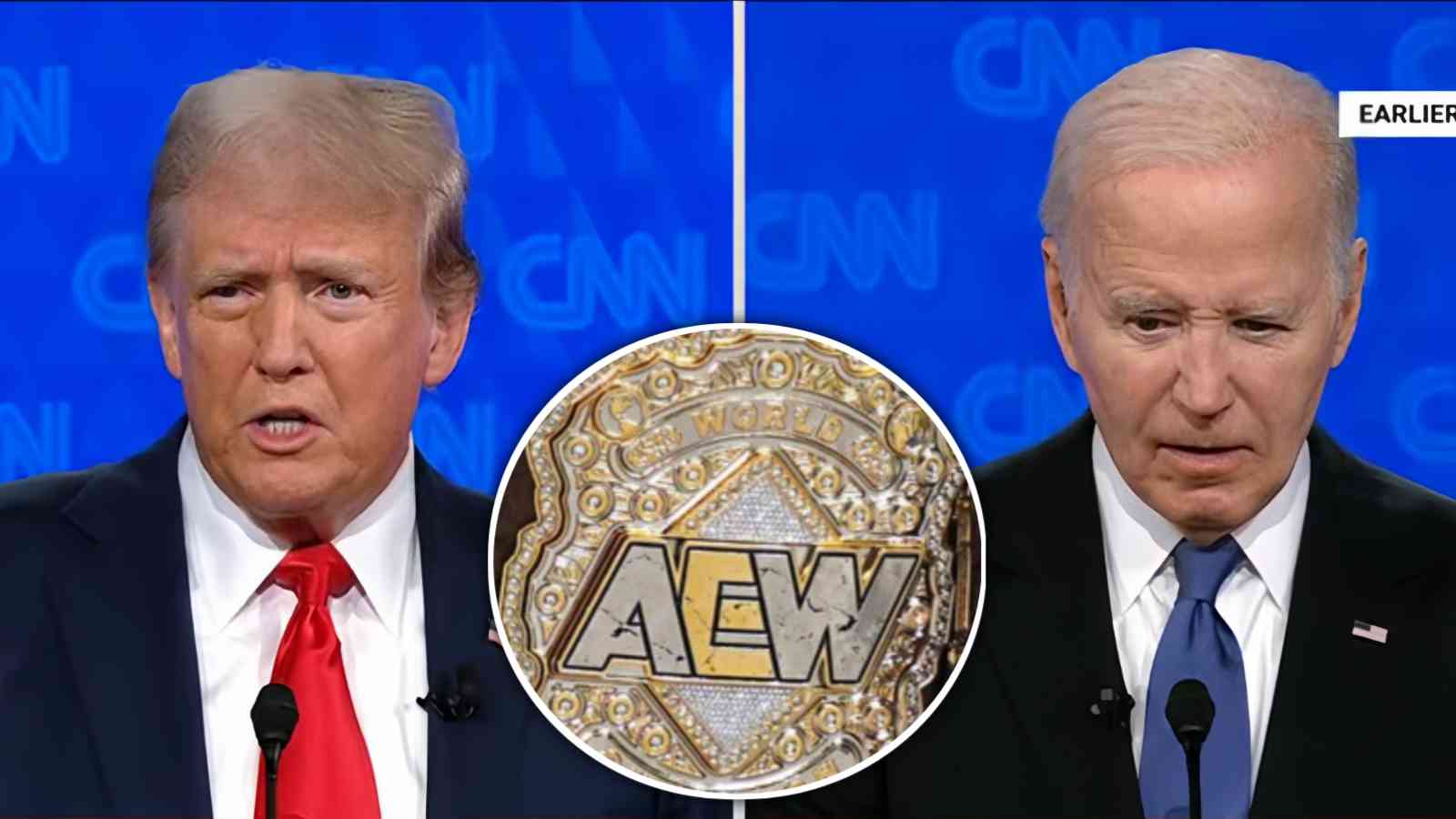 Former AEW World Champion hilariously mocks Donald Trump and Joe Biden Presidential debate