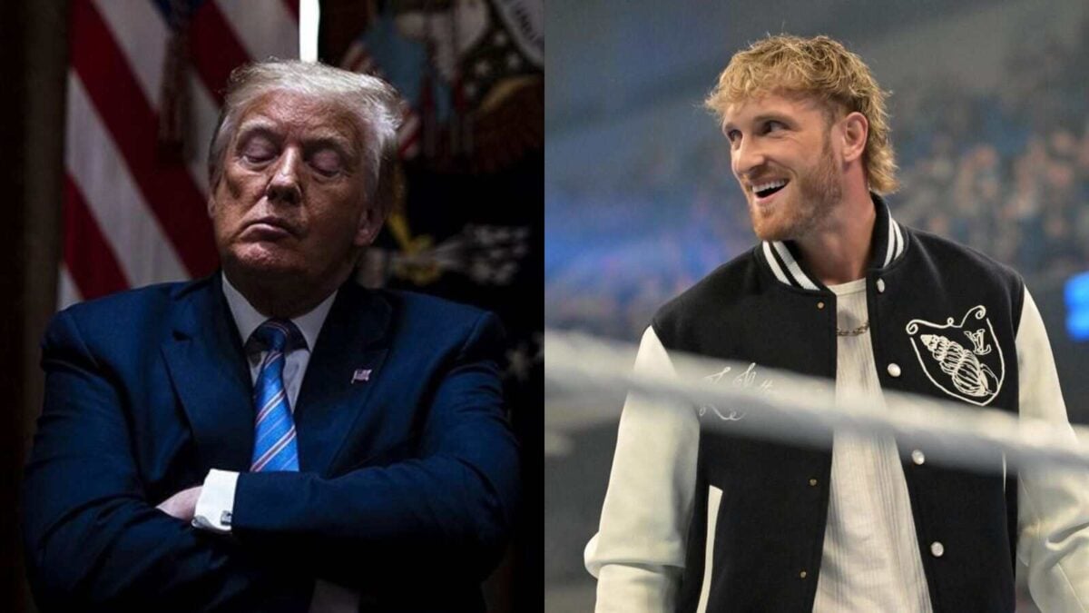 Donald Trump and Logan Paul