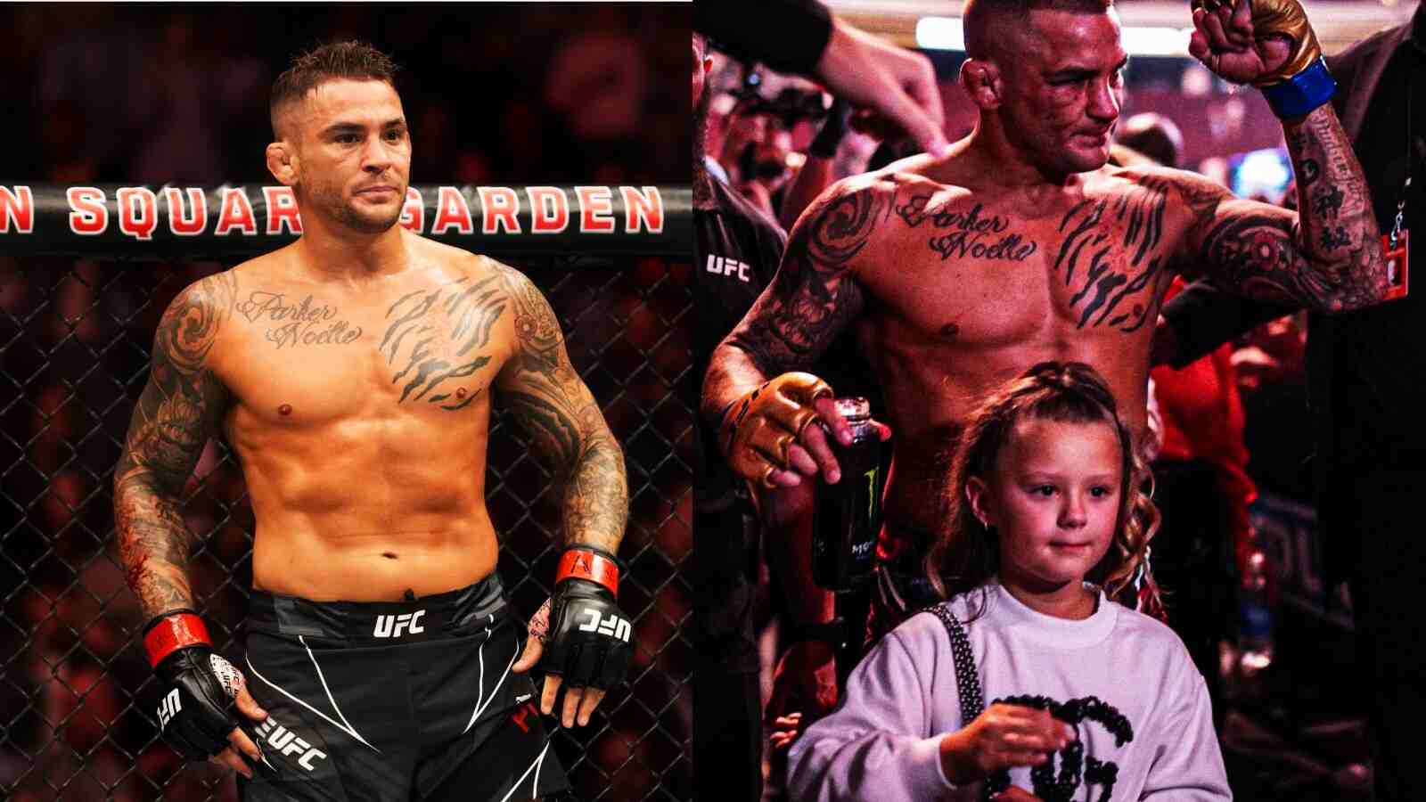 Dustin Poirier’s daughter has wholesome message after retiring without undisputed belt