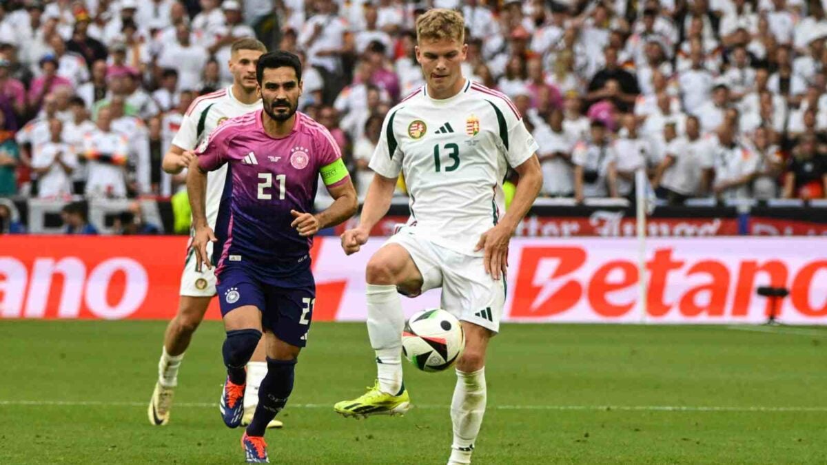 Ilkay Gundogan and Andras Schafer