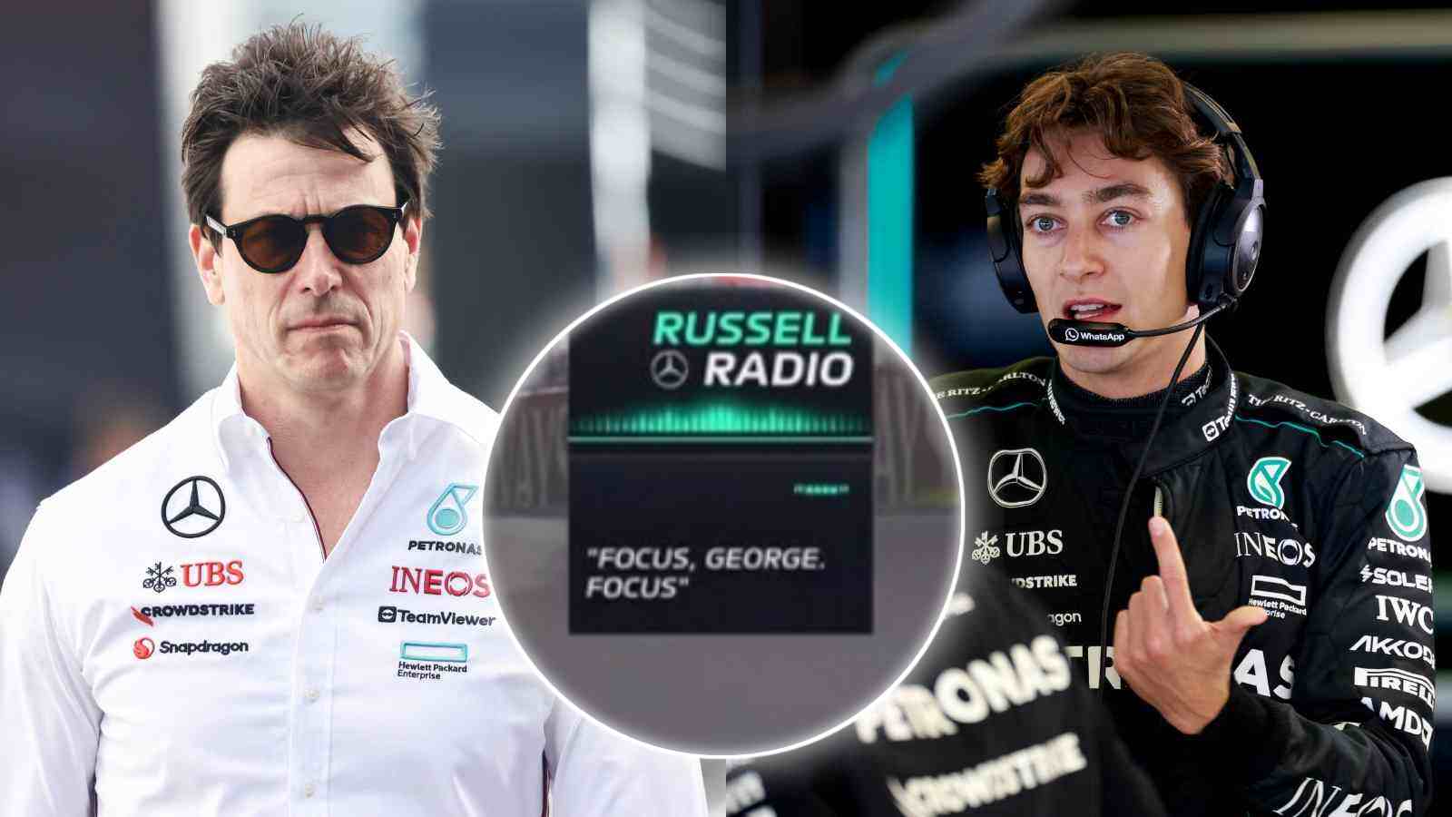 WATCH: “Focus George Focus,” Toto Wolff calms down George Russell as the Briton loses P2 to Lando Norris at Canadian GP