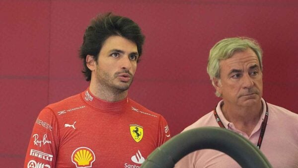 Carlos Sainz with Carlos Sainz Sr.