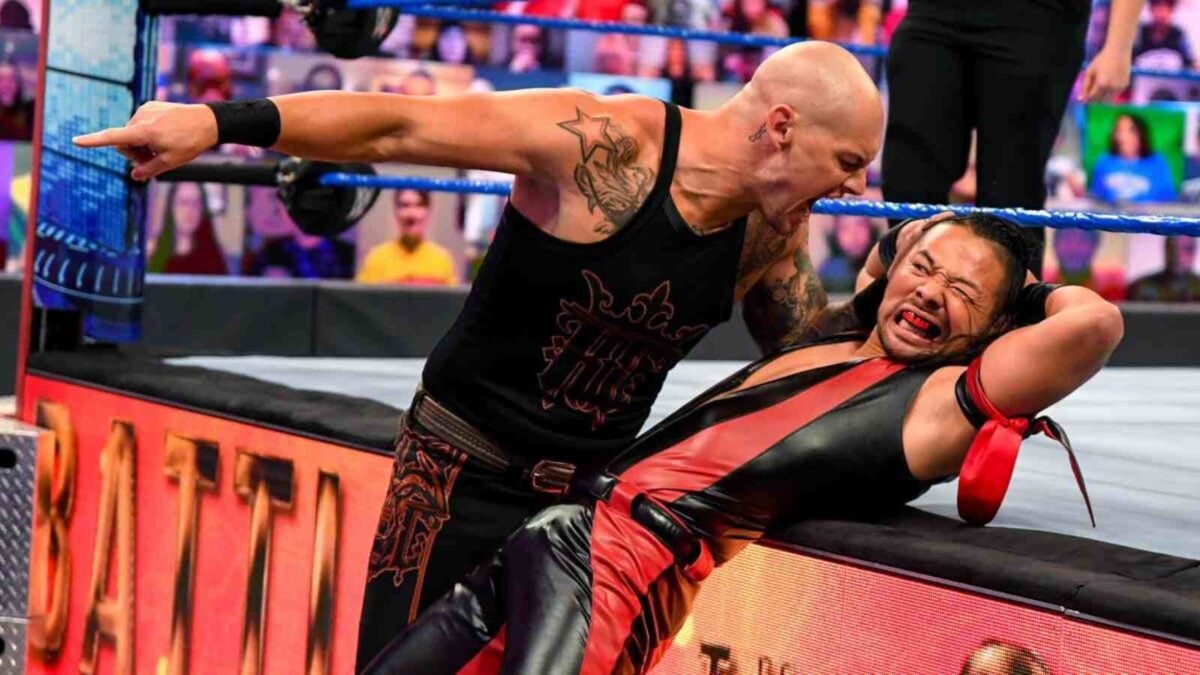 Baron Corbin and Shinsuke Nakamura