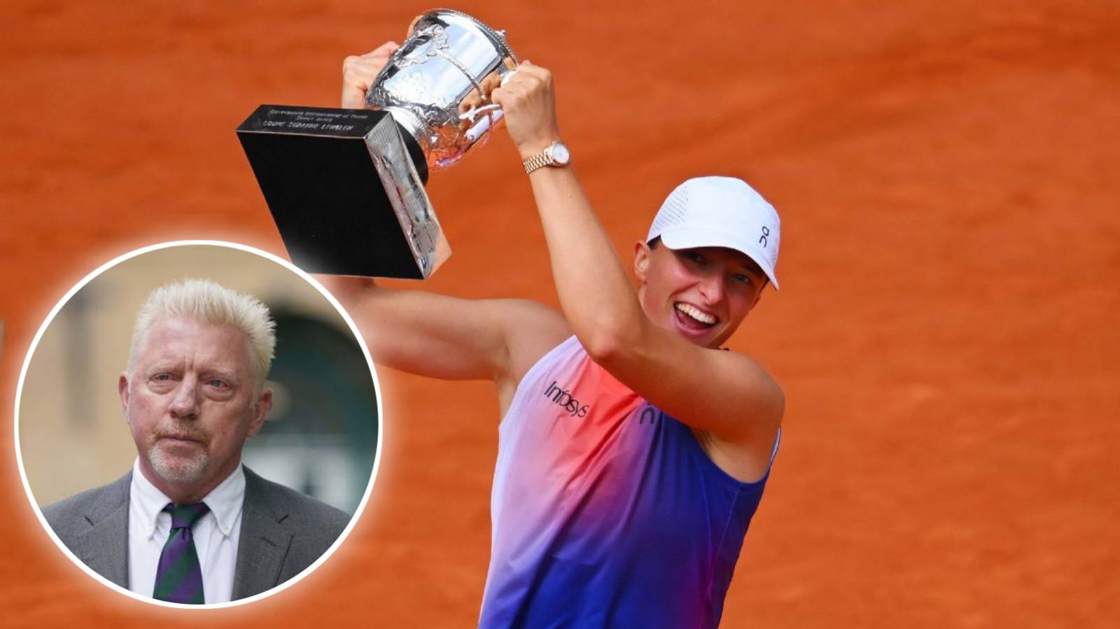 “I wouldn’t be surprised,” Boris Becker believes Iga Swiatek will win French Open titles in double figures