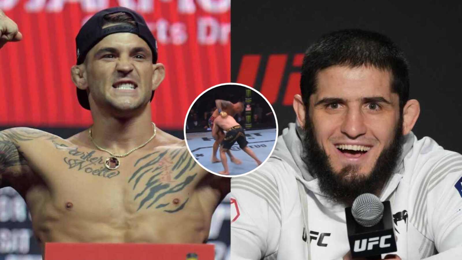 WATCH: Islam Makhachev is going VIRAL for amazingly capitalizing on Dustin Poirier’s infamous ‘shorts pull’ at UFC 302