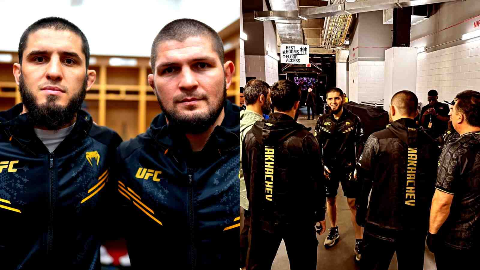 “The plan is as usual,” Khabib Nurmagomedov posts behind-curtain snippets from Islam Makhachev’s UFC 302 title win