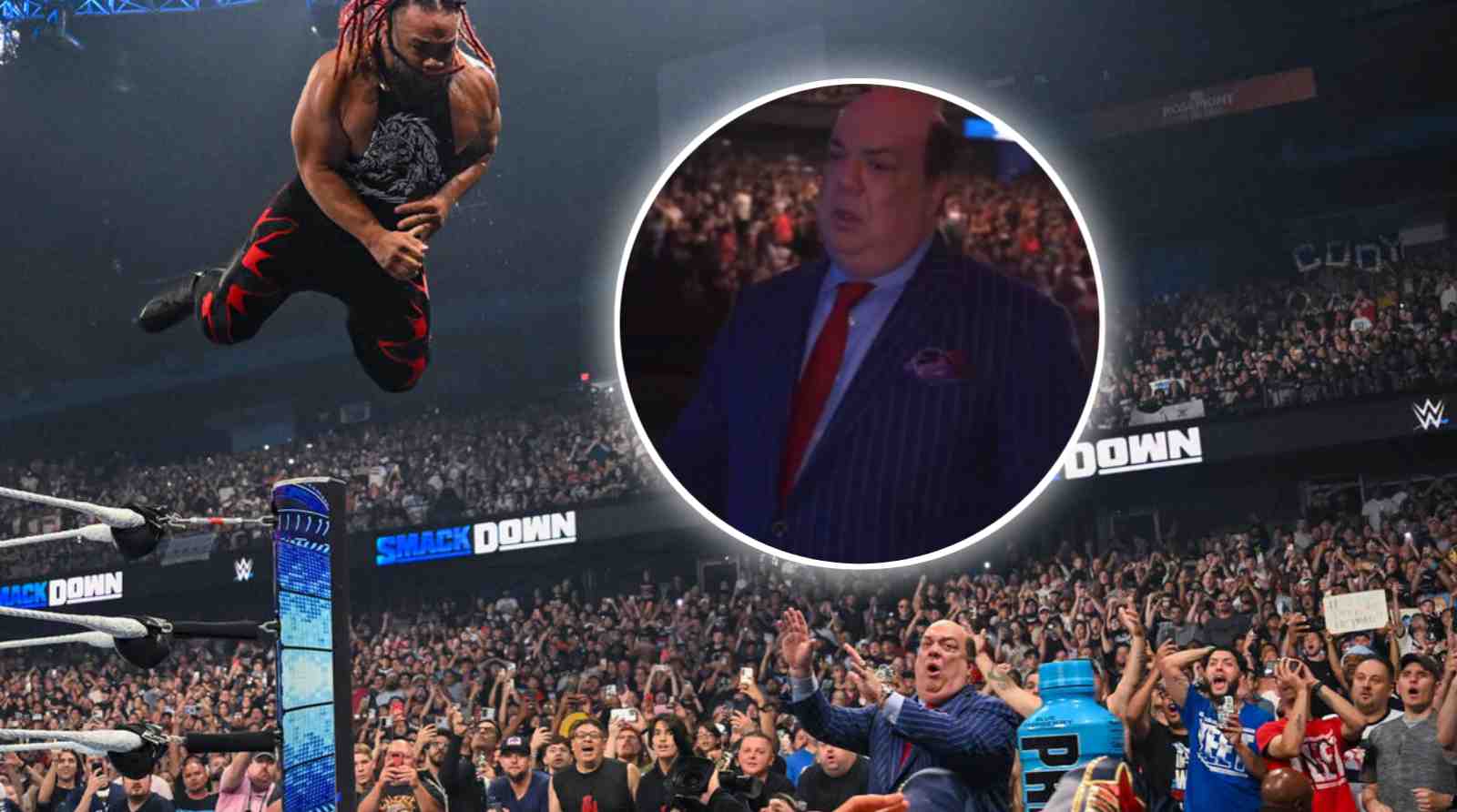 WATCH: Paul Heyman’s unseen reaction to Jacob Fatu making his WWE debut after SmackDown went off-air 