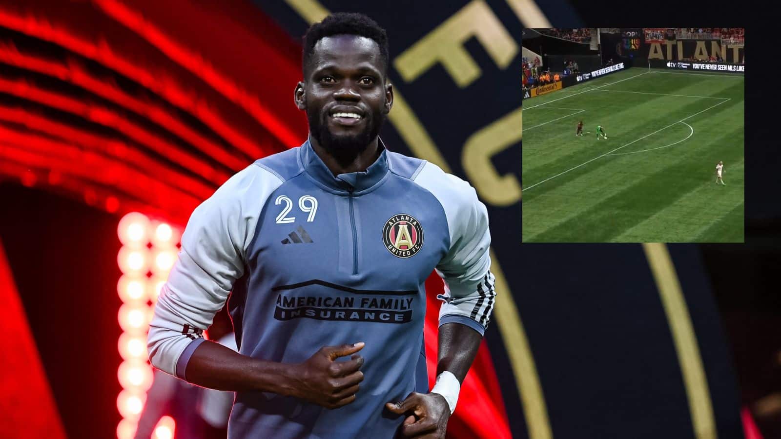 WATCH: Jamal Thiare plays hide-and-seek with the goalkeeper as he scores the sneakiest game-winner for Atlanta in the last minute