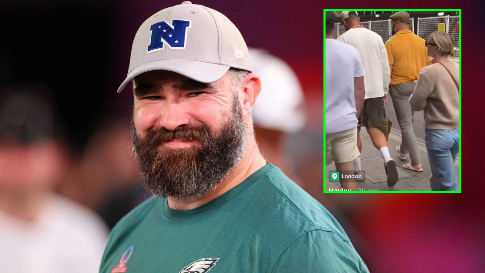 “Part of his mystique” – Jason Kelce wearing flip-flops to Taylor Swift’s concert sparks WILD reactions on social media