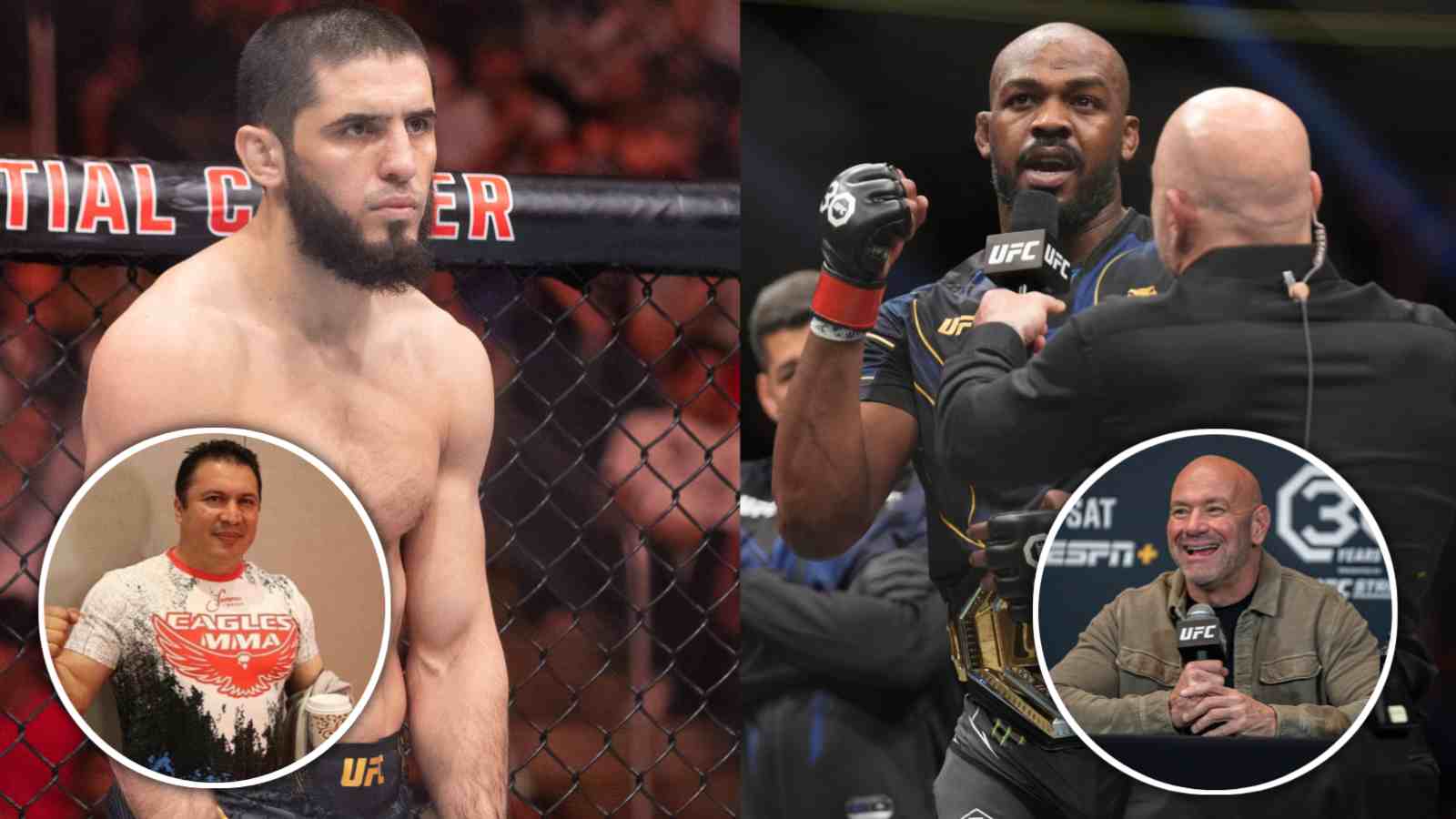 “Dana made common sense,” Islam Makhachev head coach weighs on UFC CEO’s Jon Jones P4P claim