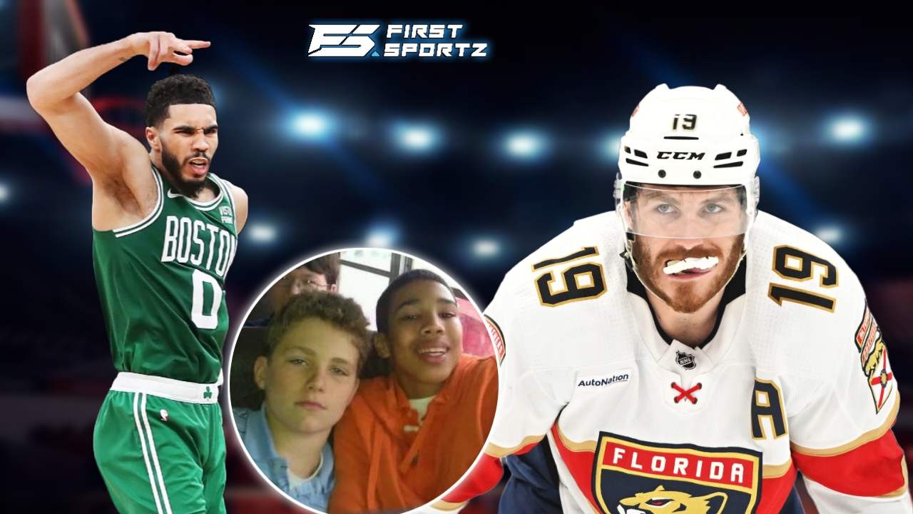 Childhood buddies Jayson Tatum and Matthew Tkachuk go VIRAL being one game away from glory