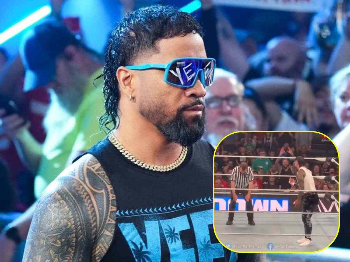 WATCH: Jey Uso makes referee do the YEET during a match against former WWE Champion after SmackDown went off-air