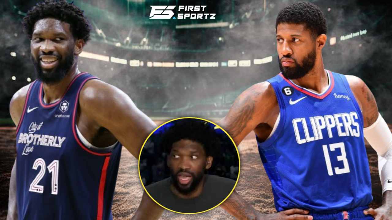 WATCH: “Nasty Tampering!” – Joel Embiid side-eyes Paul George while talking about off-season additions leaving fans having mixed feelings