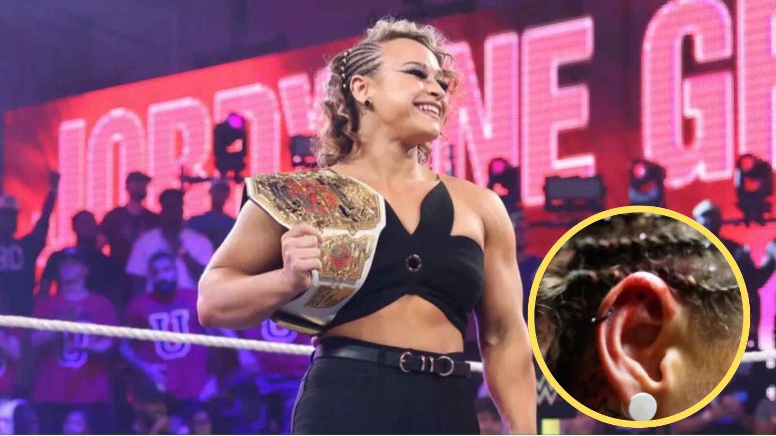 TNA Knockouts Champion Jordynne Grace reveals that she received text message from legend after suffering ear injury