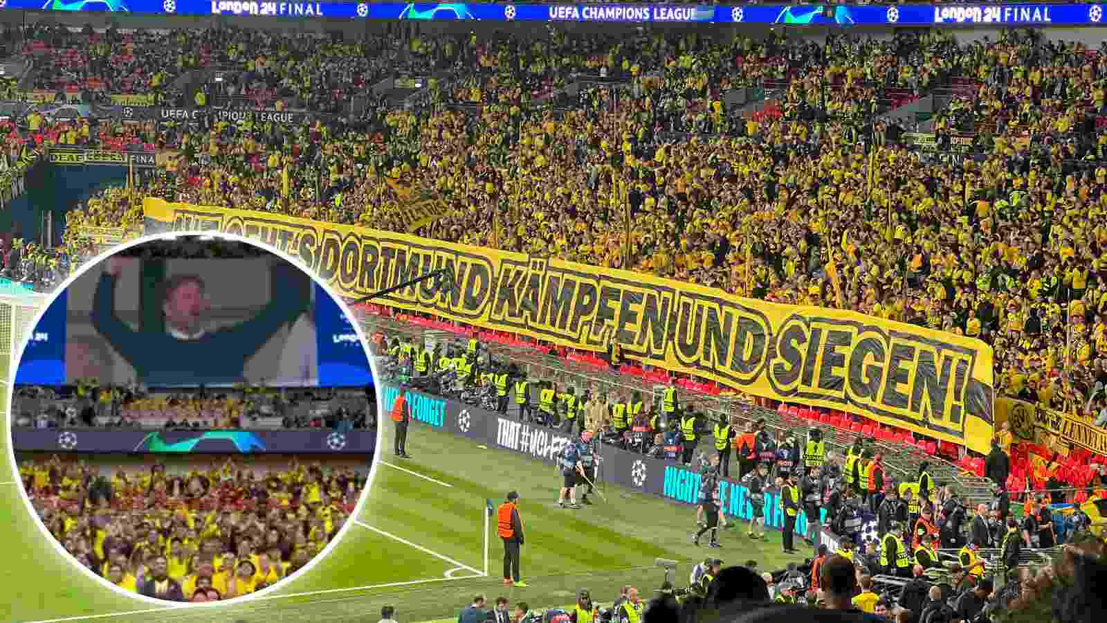 WATCH: ‘Merciless’ Dortmund fans boo Jose Mourinho during Champions League final while give Jurgen Klopp a warm reception at Wembley