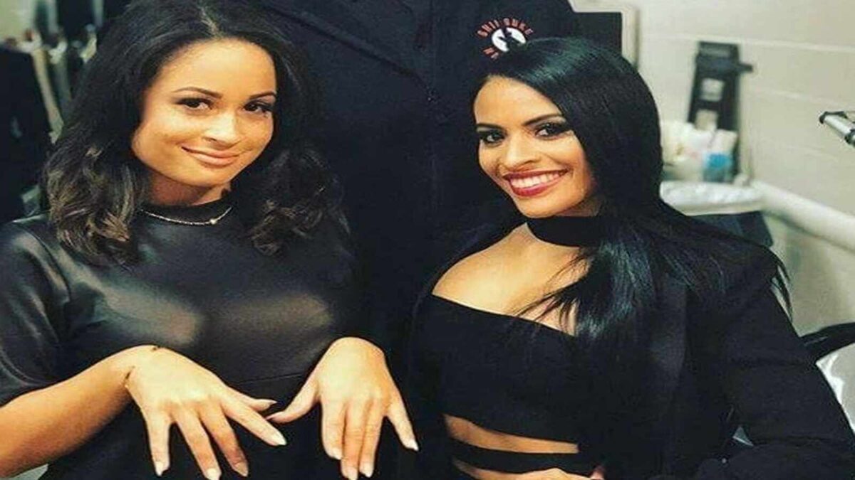 Kayla Braxton and Zelina Vega