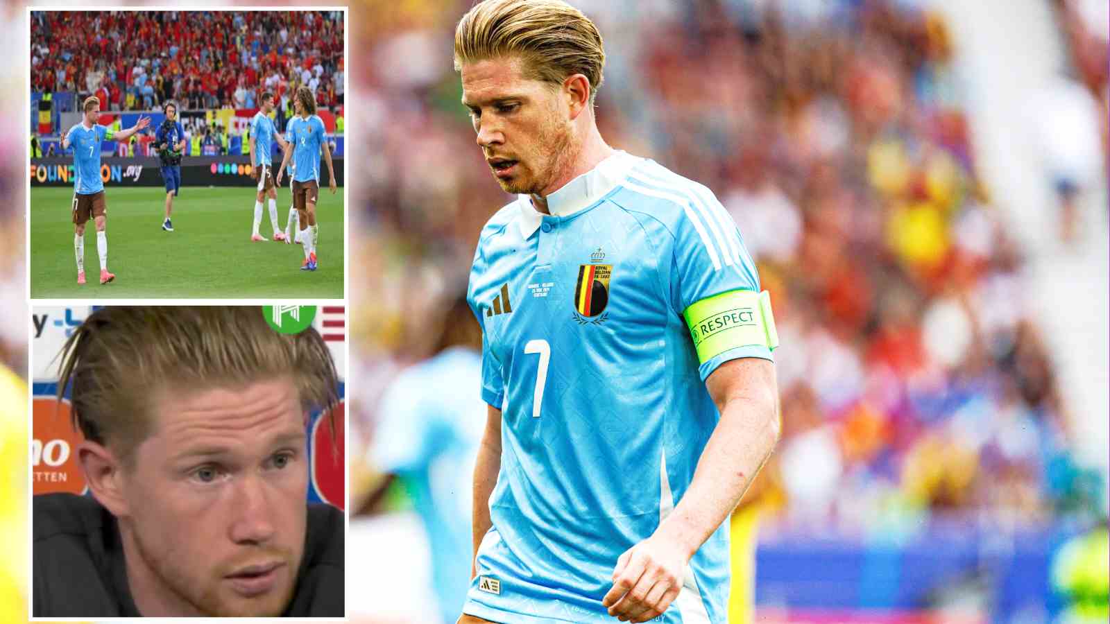 Kevin De Bruyne, with a straight face, admits his team needs fans despite having a cold faceoff with them after Ukraine game