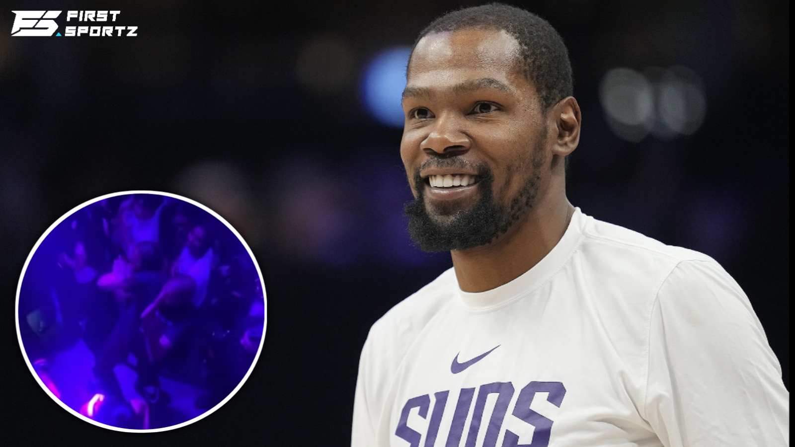 WATCH: Kevin Durant is going VIRAL for practicing jumper in night club