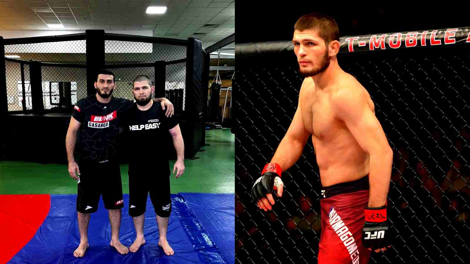 “Never felt this with any opponent!” Middleweight champion SHOCKED after grappling with Khabib Nurmagomedov