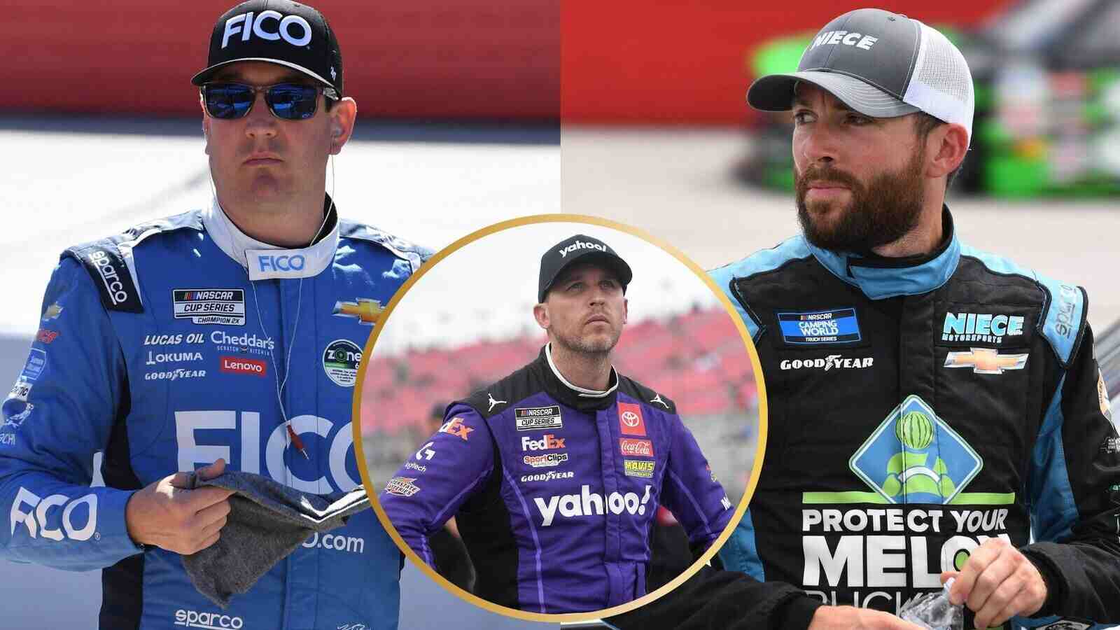 Denny Hamlin refuses to blame Ross Chastain for Kyle Busch’s spin at Sonoma, brands the incident as “perfect bad storm”