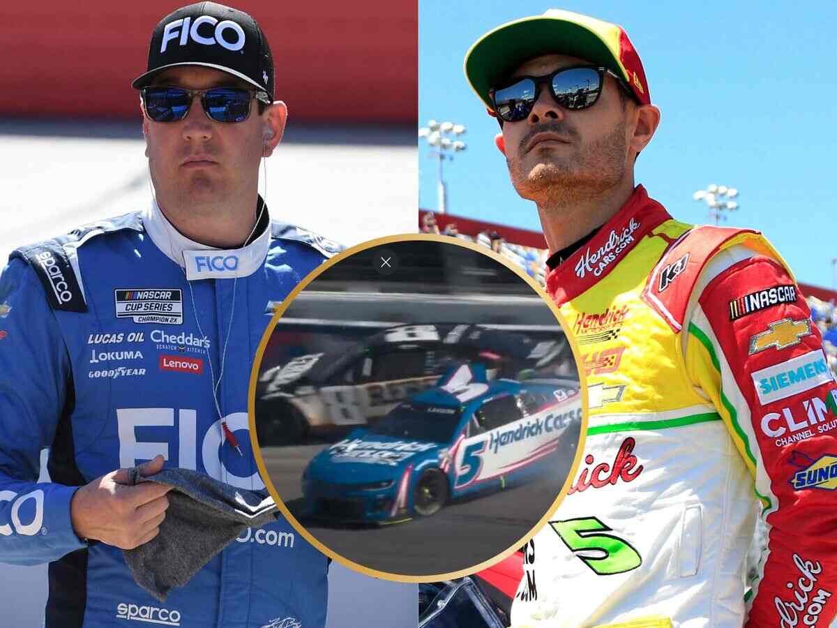 Kyle Busch and Kyle Larson