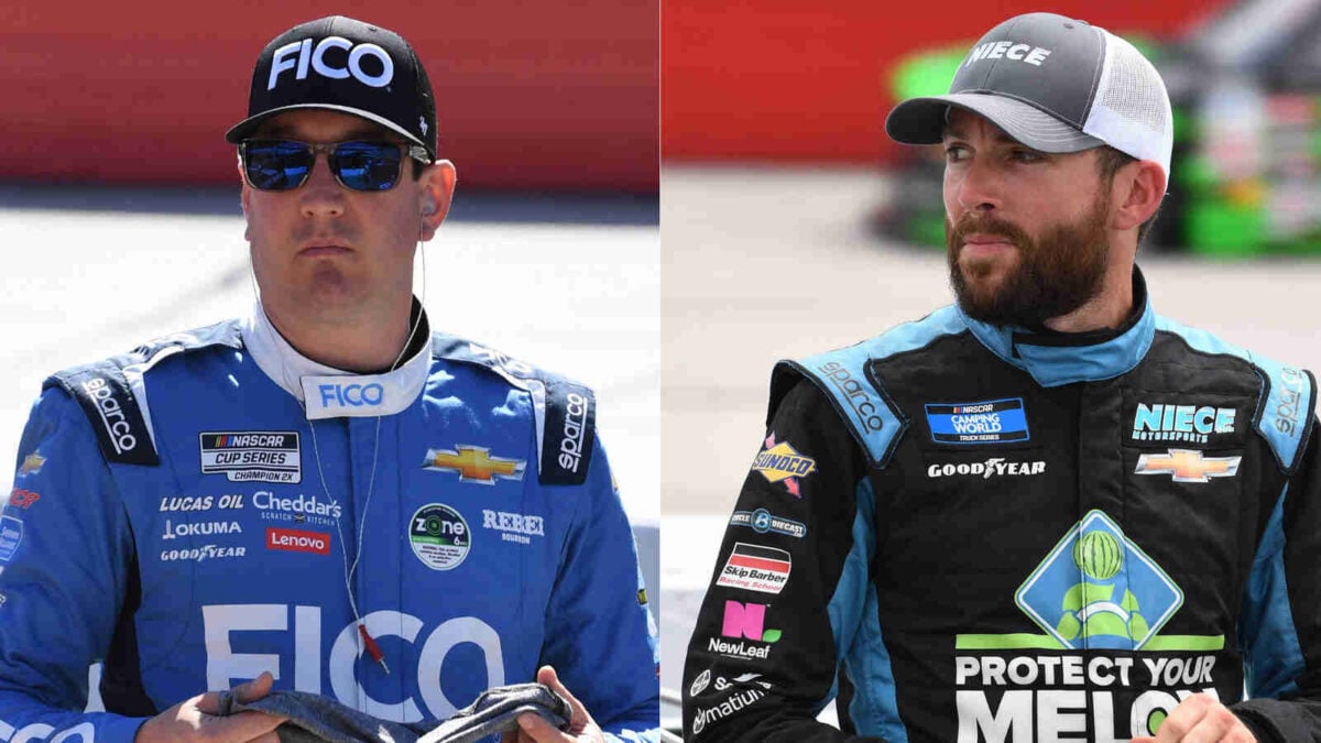 Kyle Busch and Ross Chastain