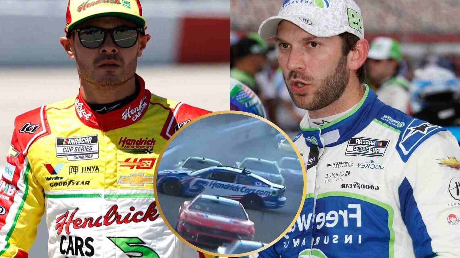 WATCH: Trackhouse Racing’s Daniel Suarez wrecks Kyle Larson at Iowa