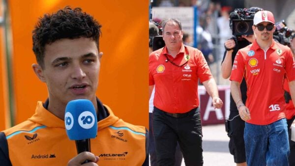 Lando Norris and Charles Leclerc