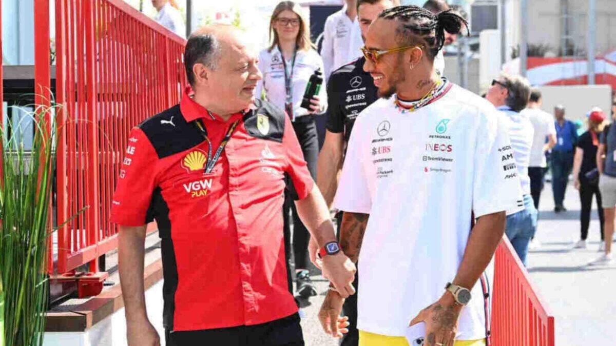 Fred Wasser y Lewis Hamilton