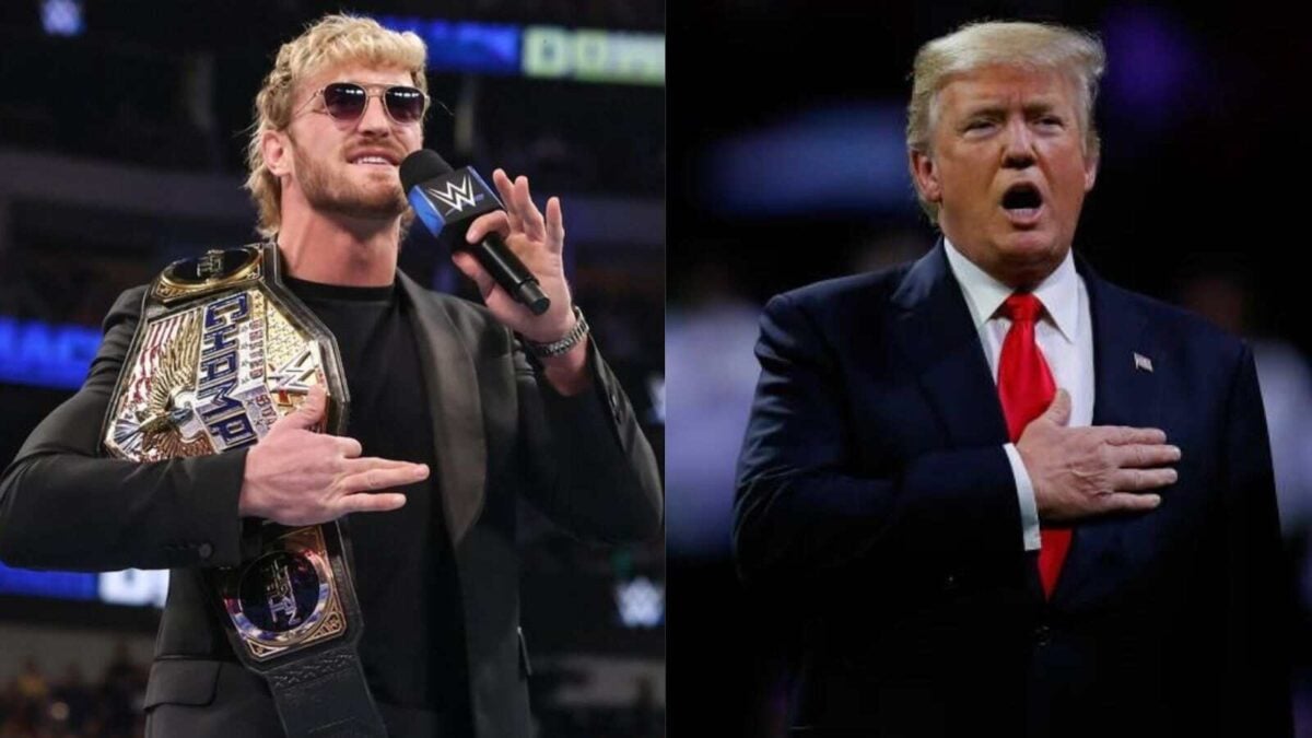 Logan Paul and Donald Trump