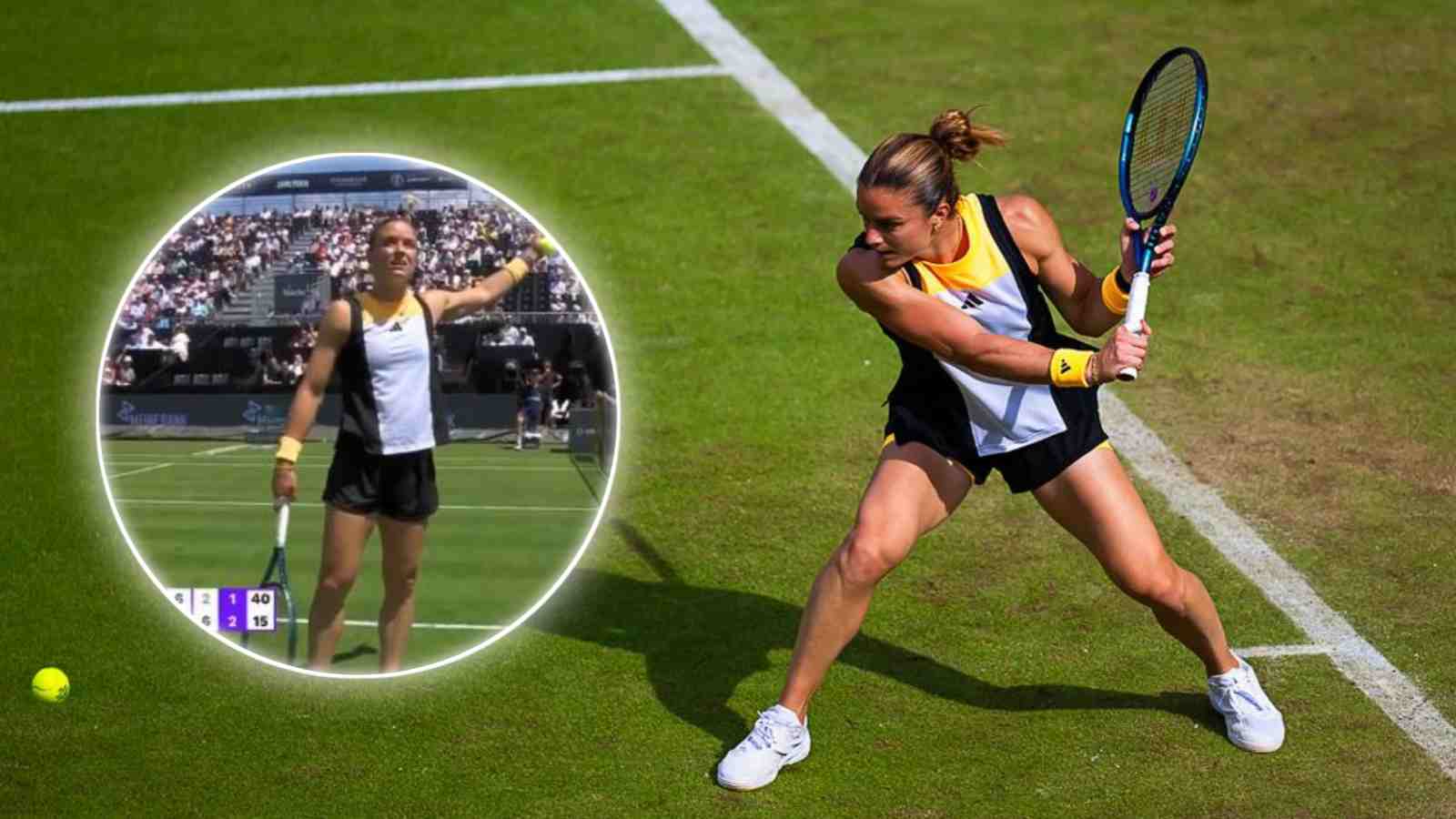 WATCH: Maria Sakkari accuses umpire of bias during loss against Jule Niemeier at Bad Homburg Open