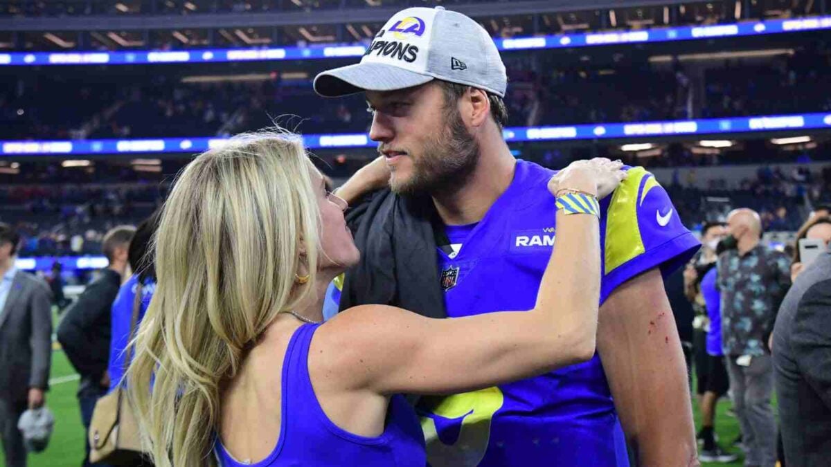 Kelly Stafford hits back at 'insecure men' trolling her for sleeping with Mathew Stafford's backup in college